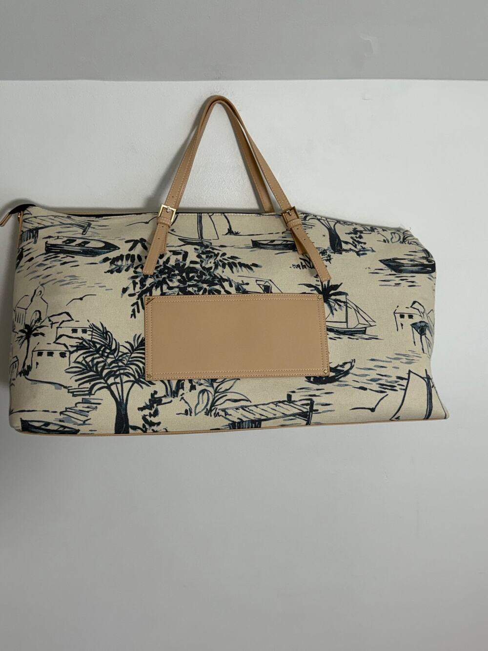 Spartina 449 Seascape Voyager Duffle Bag NWT Retired Print